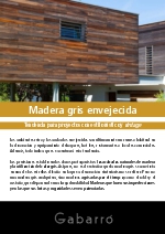 Folleto Madera Gris