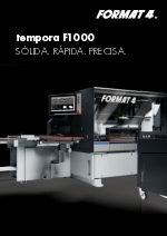 Encoladoras de canto temporaF1000