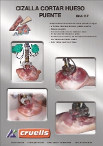 Cizallas para huesos coxal de jamones