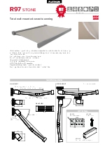 Toldo motorizado R97 Stone