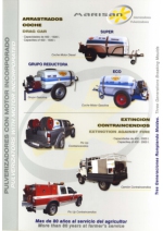 Pulverizadores con motor incorporado