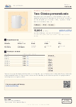 Tazas cl�sicas personalizadas