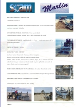 Limpiaplaya para tractor Marlin
