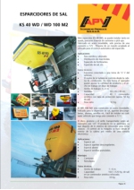 Esparcidores de sal APV