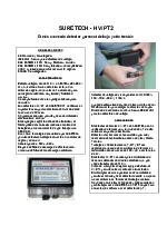 Detector personal de baja y alta tensin, Suretech - HV/PT2
