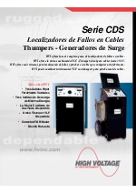 Localizadores de Fallos en Cables, Serie CDS