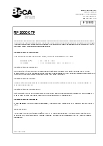 Reveladores de CTP, RP 2000 CTP