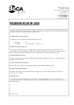 Regeneradores de revelador, RP 2000