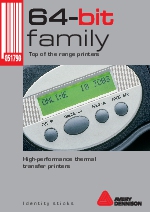 Impresoras de etiquetas de alto rendimiento, Avery Serie 64