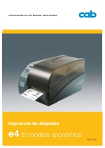 Impresora de etiquetas e4, (Sobre mesa)