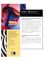 Impresin Mvil para Negocios en Marcha, Zebra RW Series