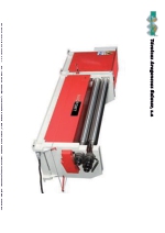 Cilindros de curvar chapa con dispositivo de conos y precurvado inicial: