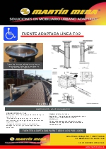 Fuente adaptada para beber accesible para todos los publicos fx-02