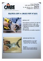 Equipos corta - cables porttiles