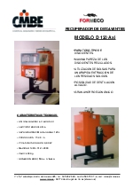 Recuperador de disolventes Modelo D 120 Axi