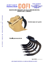 Equipos de utilidad para el manejo de restos forestales y piedras