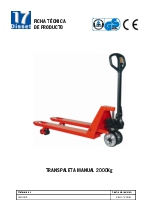 Transpaleta manual para 2.000 kg