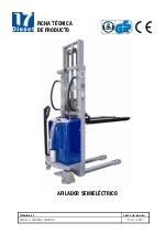 Apilador semi-elctrico