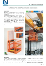 Plataforma de trabajo para carretilla elevadora