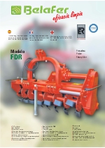 Fresadora Belafer desplazable reforzada FDR