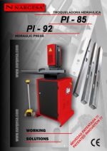 Troqueladora Hidrulica para Cerraduras PI85 / PI92