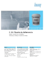 K454 E - Puente de adherencia