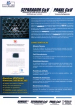 Relleno para Torres de Refrigeracin Panal C&V - Separador C&V