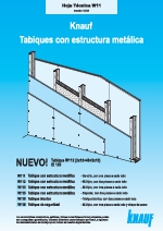 W11 Tabiques con estructura metalica
