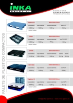 Pallets Of compact plastic 1000x1200 mm