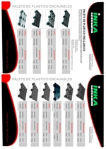 Palets de plastico encajables