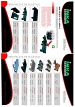 Mini palets de plastico