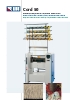 Mquina de crochet de alto rendimiento para la produccin de cordones de cadeneta (cuquillo) para aplicaciones de pasamanera. CORD-50