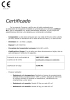 Certificado Telas Mosquitera Enrollable
