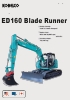 Miniexcavadoras ED160-3 Blade Runner de Kobelco