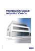 RENSON proteccion solar Estructural de aluminio y paneles correderos