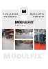 Losetas industriales de PVC Modulfix para suelos de naves, talleres, fbricas