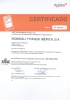 Certificat ISO 9001 - 2000