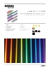 Iluminacin lineal de color de dimensiones reducidas Light Stick Color
