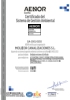 Certificado AENOR ISO 14001