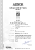 Certificado AENOR de producto, marca N para tubos de Poli (cloruro de vinilo) Orientado (PVC-O) para sistemas de canalizacin de agua, conforme a la norma ISO 16422 - Loeches