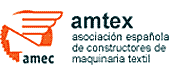 Logotipo de Asociación Española de constructores de maquinaria textil (AMEC - AMTEX)