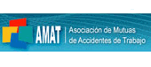 Logotip de Asociación de Mutuas de Accidentes de Trabajo (Amat)
