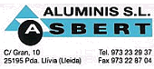 Logotipo de Aluminis Asbert, S.L.