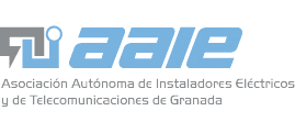 Logotipo de Asociación de Instaladores Eléctricos y de Telecomunicaciones de Granada (AAIE)