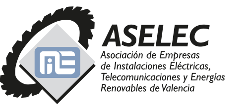 Logotipo de Asociación de Empresarios Instaladores Eléctricos, Telecomunicaciones y Energías Renovables de Valencia (ASELEC)