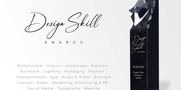 Imagen del artculo Premios Design Skill Awards 2023, la plataforma que rinde tributo al talento mundial del diseo