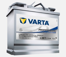 VARTA® Professional Dual Purpose AGM - Minimal self-discharge