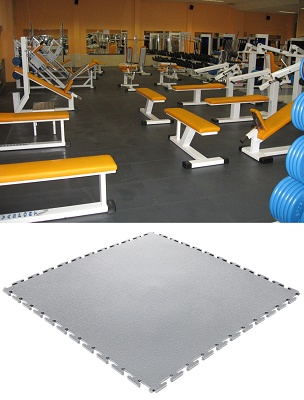 Foto de Pavimentos y suelos para uso en gimnasios y salas de pesas