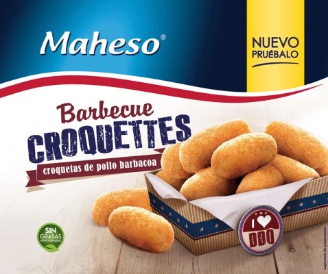 Foto de Croquetas de pollo barbacoa