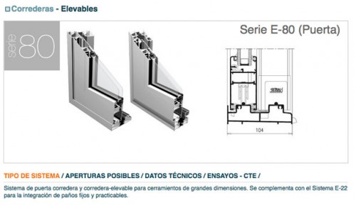 Foto de Perfiles de aluminio para puertas